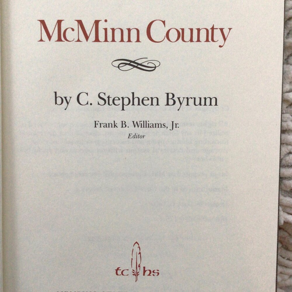 McMinn County TN History & Genealogy with Maps